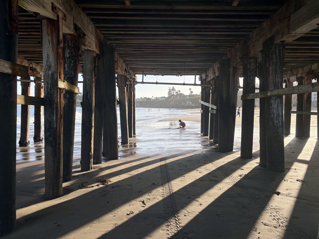 Under the pier
